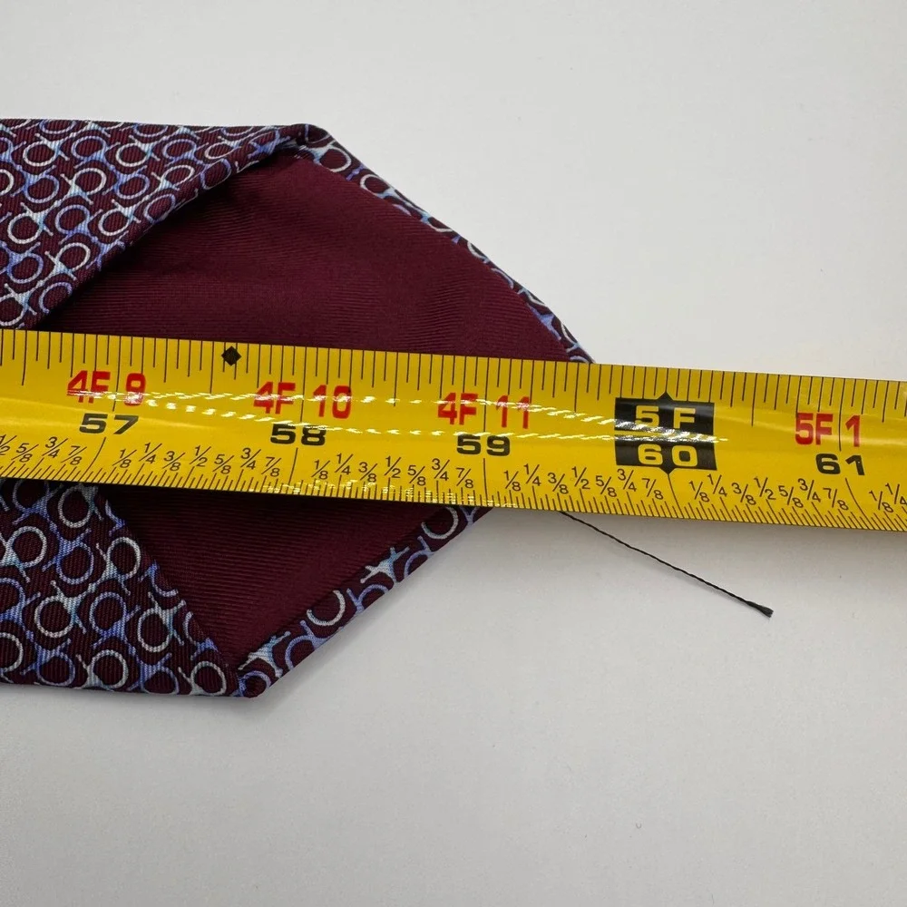 Brooks‎ Brothers Country Club Purple Horse Bit Geometric Pattern Silk Necktie